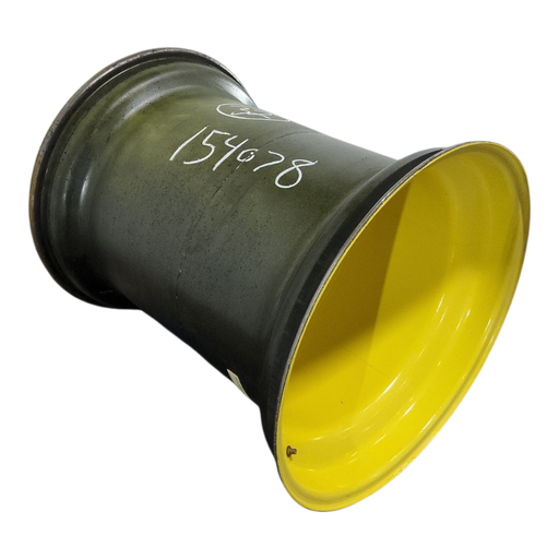 [NTS-154078] 38"W x 32"D, John Deere Yellow 12-Hole Formed Plate , -11.38" Offset