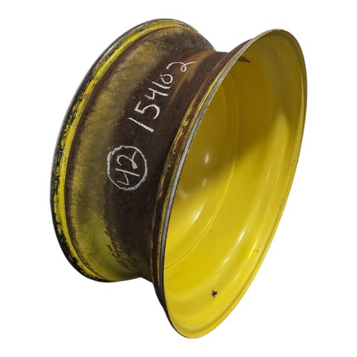 [NTS-154102] 16"W x 42"D, John Deere Yellow 10-Hole Dolly Dual , -13.38" Offset