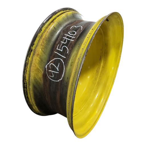 [NTS-154103] 16"W x 42"D, John Deere Yellow 10-Hole Dolly Dual , -10.38" Offset