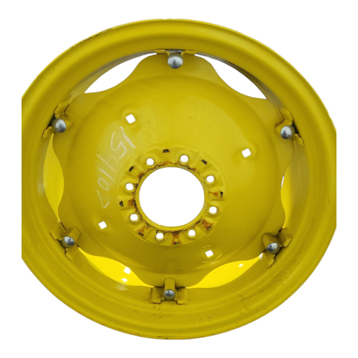 [NTS-154107] 8-Hole Rim with Clamp/Loop Style Center for 28" Rim, John Deere Yellow 8-Hole Rim with Clamp/Loop Style Center for 28" Rim, John Deere Yellow 8 hole clamp JDY