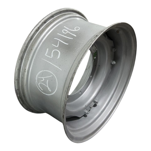 [NTS-154196] 12"W x 24"D, Case IH Silver Mist 8-Hole Waffle Wheel (Groups of 2 bolts) , 2.12" Offset