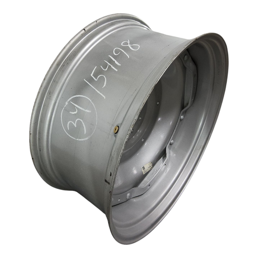 [NTS-154198] 15"W x 34"D, Case IH Silver Mist 8-Hole Waffle Wheel (Groups of 2 Bolts) , 1.38" Offset