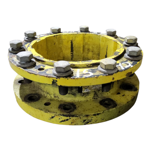 [NTS-154200] 10 to 10-Hole 5"L Hub Extension, John Deere Yellow