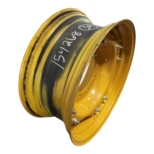 [NTS-154268] 13"W x 30"D, Cat Yellow 8-Hole Waffle Wheel (Groups of 2 Bolts)