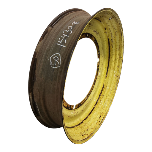 [NTS-154308] 12"W x 50"D, John Deere Yellow 12-Hole Stub Disc , -3.12" Offset