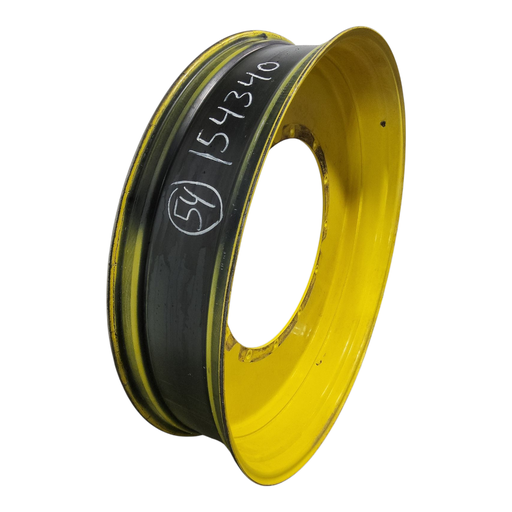 [NTS-154340] 12"W x 54"D, John Deere Yellow 12-Hole Stub Disc , -3.38" Offset