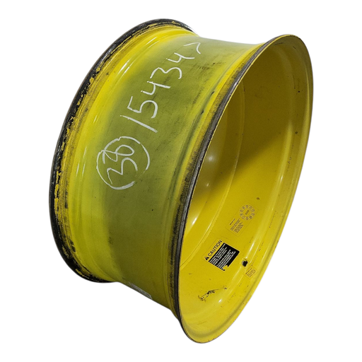 [NTS-154347] 16"W x 38"D, John Deere Yellow 10-Hole Dolly Dual-Outside , -13" Offset