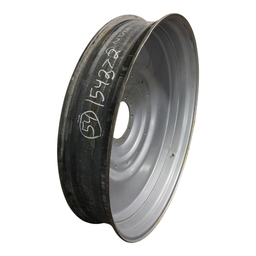 [NTS-154372] 10"W x 54"D, Case IH Silver Mist 10-Hole Formed Plate , -9.38" Offset