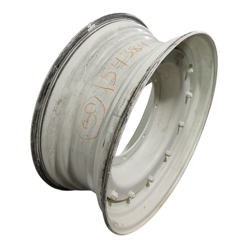 [NTS-154384] 12"W x 30"D, New Holland White 16-Hole Stub Disc , -2.38" Offset