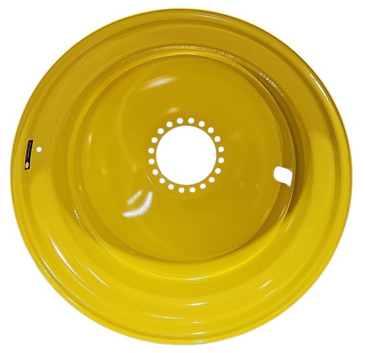 [NTS-157760] 18"W x 42"D, John Deere Yellow 20-Hole Dolly Dual , -15" Offset