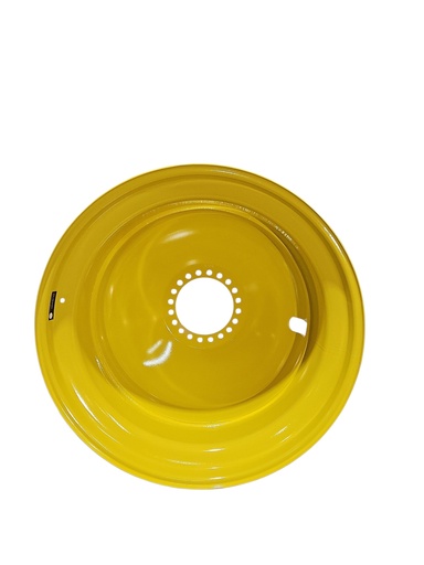 [NTS-157760] 18"W x 42"D, John Deere Yellow 20-Hole Dolly Dual , -15" Offset