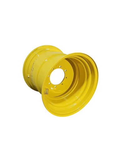 [NTS-157792] 25"W x 26"D, John Deere Yellow 8-Hole Flat Plate , -1" Offset