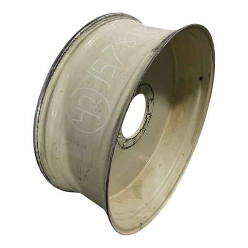 [NTS-157818] 16"W x 42"D, Off White 10-Hole Flat Plate , -1.75" Offset