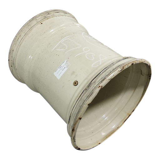 [NTS-157908] 24"W x 22.5"D, Off White 10-Hole Flat Plate , -0.88" Offset