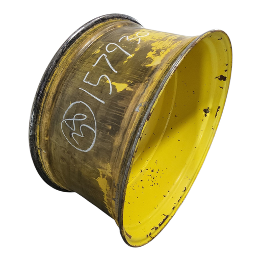 [NTS-157930] 18"W x 38"D, John Deere Yellow 10-Hole Dolly Dual-Outside , -13.12" Offset