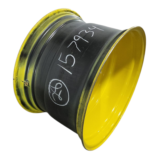 [NTS-157934] 18"W x 28"D, John Deere Yellow 8-Hole Formed Plate , 3" Offset