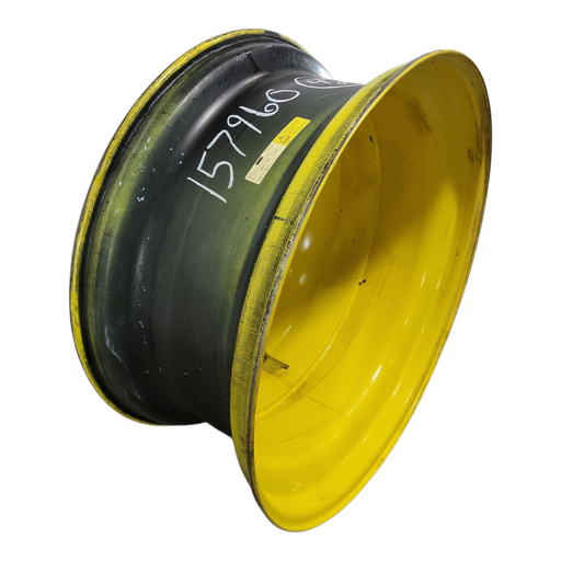 [NTS-157960] 18"W x 42"D, John Deere Yellow 20-Hole Dolly Dual , -15.12" Offset