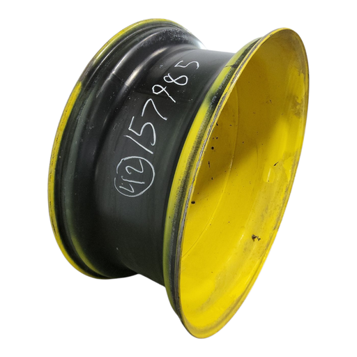 [NTS-157985] 18"W x 42"D, John Deere Yellow 20-Hole Dolly Dual , -15.12" Offset