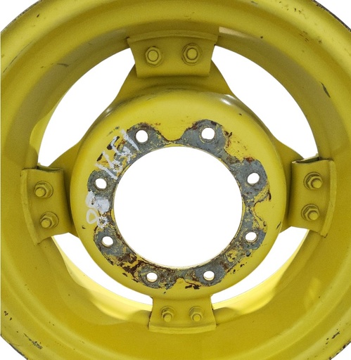 [NTS-159158] 8-Hole Clamp/Loop Style (groups of 2 bolts) Center for 24" Rim, John Deere Yellow