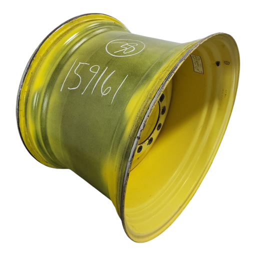 [NTS-159161] 27"W x 38"D, John Deere Yellow 10-Hole Formed Plate , 2.62" Offset