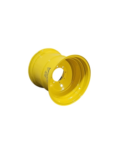 [NTS-161446] 25"W x 26"D, John Deere Yellow 8-Hole Formed Plate , -0.12" Offset
