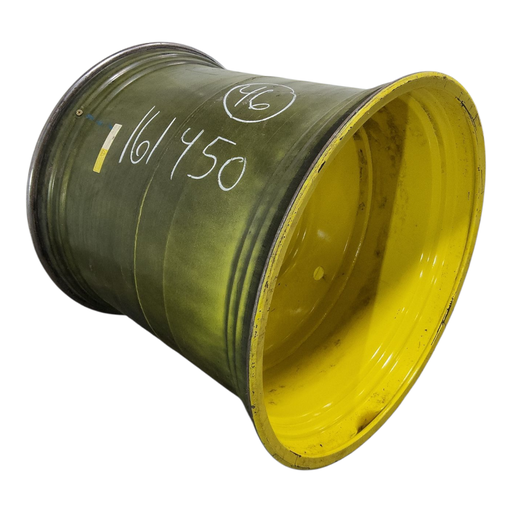 [NTS-161450] 44"W x 46"D, John Deere Yellow 20-Hole Formed Plate , 1.25" Offset