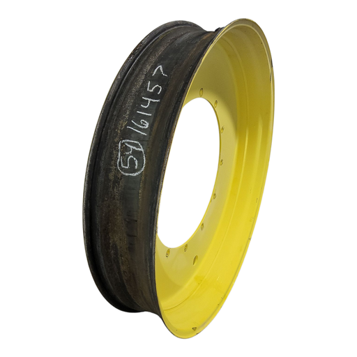 [NTS-161457] 10"W x 54"D, John Deere Yellow 12-Hole Stub Disc , -3.25" Offset