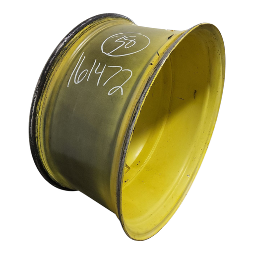 [NTS-161472] 18"W x 38"D, John Deere Yellow 10-Hole Dolly Dual , -13.12" Offset