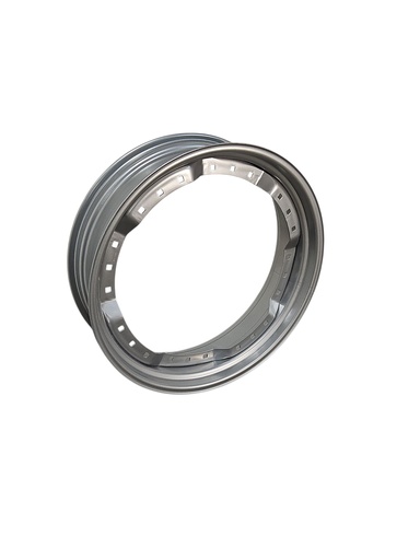 [NTS-161474] 10"W x 34"D, Case IH Silver Mist 12-Hole Waffle Wheel (Groups of 3 bolts) , 2.62" Offset