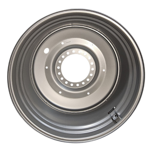 [NTS-161488] 25"W x 42"D, Case IH Silver Mist 18-Hole Formed Plate , -7.75" Offset