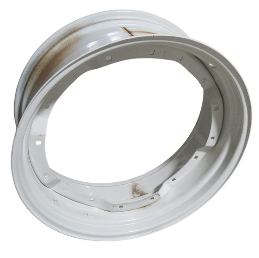 [NTS-161503] 13"W x 34"D, New Holland White 8-Hole Waffle Wheel (Groups of 2 Bolts) , 6.88" Offset