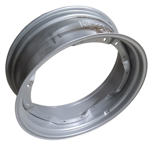 [NTS-161509] 13"W x 34"D, Case IH Silver Mist 8-Hole Waffle Wheel (Groups of 2 Bolts) , 6.88" Offset