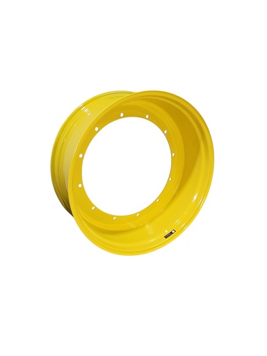[NTS-161590] 16"W x 42"D, John Deere Yellow 12-Hole Stub Disc , -3.25" Offset