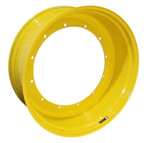 [NTS-161590] 16"W x 42"D, John Deere Yellow 12-Hole Stub Disc , -3.25" Offset