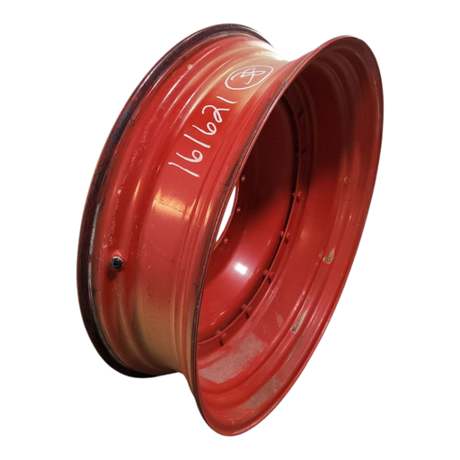 [NTS-161621] 11"W x 38"D, Fendt/Agco Red 16-Hole Stub Disc , 2.25" Offset