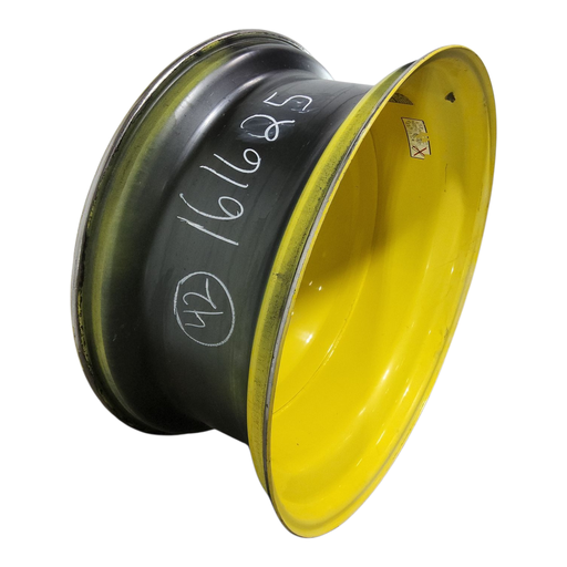 [NTS-161625] 18"W x 42"D, John Deere Yellow 10-Hole Dolly Dual , -13.38" Offset