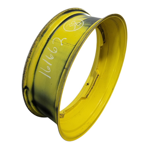 [NTS-161662] 12"W x 38"D, John Deere Yellow 12-Hole Waffle Wheel (Groups of 3 bolts)