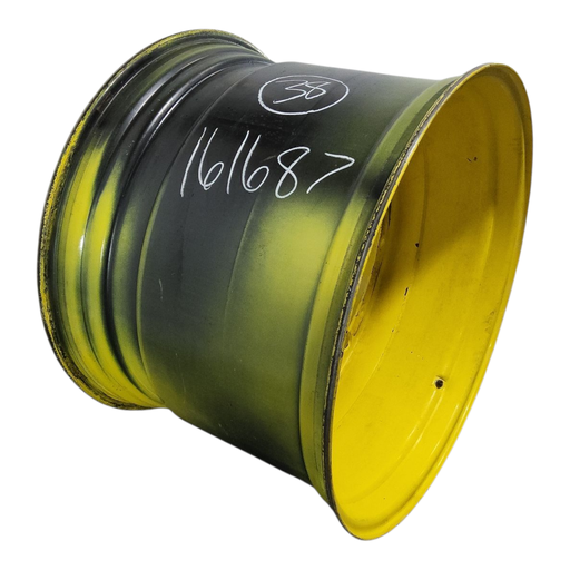 [NTS-161687] 27"W x 38"D, John Deere Yellow 12-Hole Stub Disc , -0.38" Offset