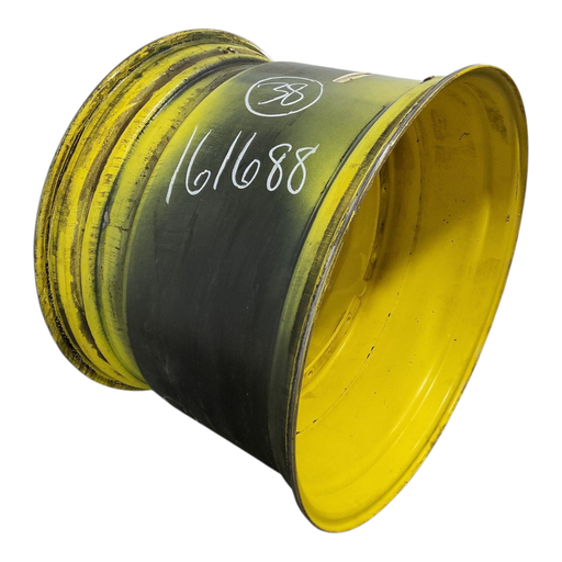 [NTS-161688] 27"W x 38"D, John Deere Yellow 12-Hole Stub Disc , -0.38" Offset