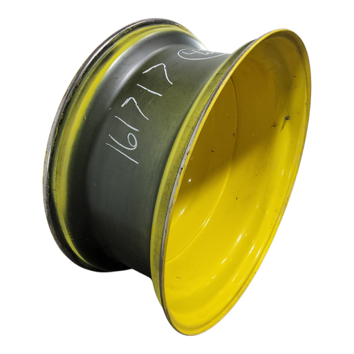 [NTS-161717] 18"W x 42"D, John Deere Yellow 10-Hole Dolly Dual , -15.38" Offset