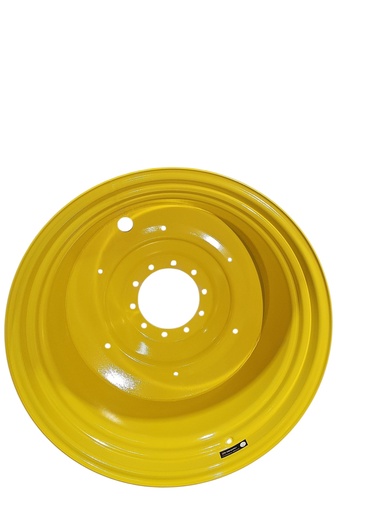 [NTS-161728] 23"W x 38"D, John Deere Yellow 10-Hole Formed Plate , -10" Offset