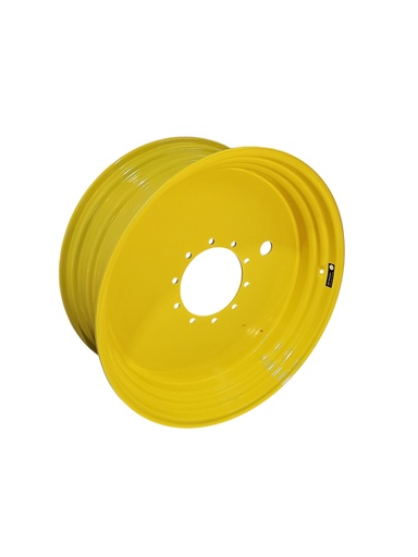 [NTS-161770] 15"W x 38"D, John Deere Yellow 10-Hole Flat Plate , 0.5" Offset