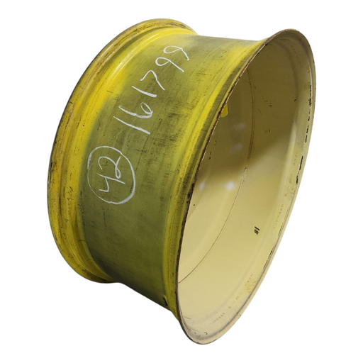 [NTS-161799] 18"W x 42"D, John Deere Yellow 10-Hole Formed Plate , -8.82" Offset