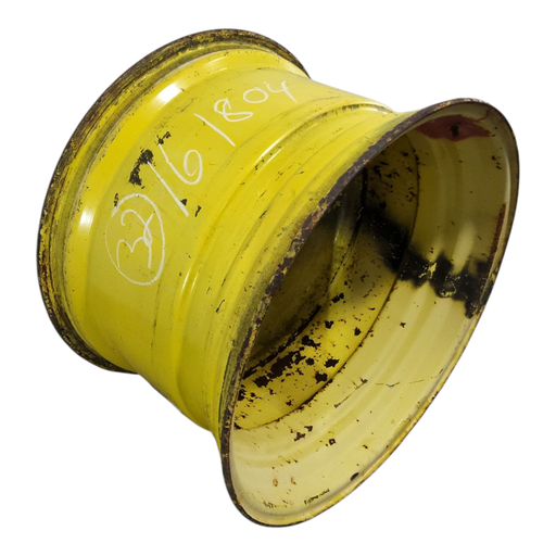 [NTS-161804] 21"W x 32"D, John Deere Yellow 10-Hole Formed Plate , -7.38" Offset