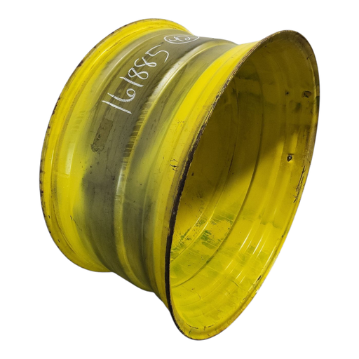 [NTS-161885] 20"W x 42"D, John Deere Yellow 10-Hole Formed Plate , -12.12" Offset