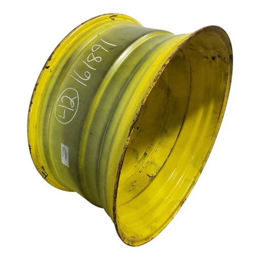 [NTS-161891] 20"W x 42"D, John Deere Yellow 10-Hole Formed Plate , -12.38" Offset