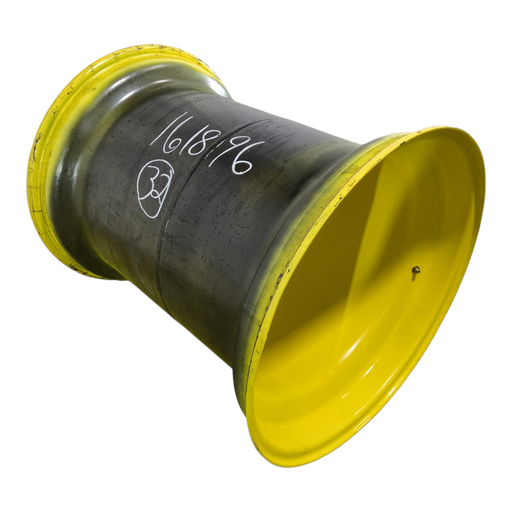 [NTS-161896] 38"W x 32"D, John Deere Yellow 12-Hole Formed Plate , -11.75" Offset