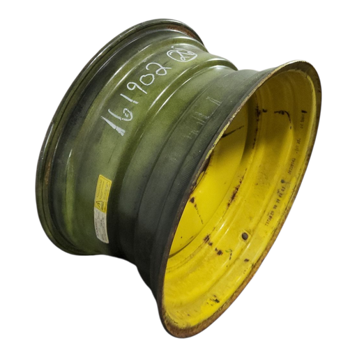 [NTS-161902] 14"W x 26"D, John Deere Yellow 8-Hole Formed Plate , 0.62" Offset