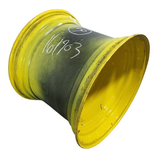 [NTS-161903] 25"W x 30"D, John Deere Yellow 8-Hole Formed Plate , -2.44" Offset