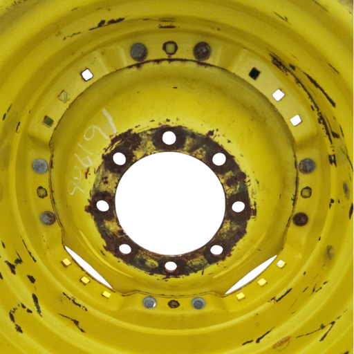[NTS-161906] 8-Hole Waffle Disc (Groups of 2 Bolts) Center for 28"-30" Rim, John Deere Yellow